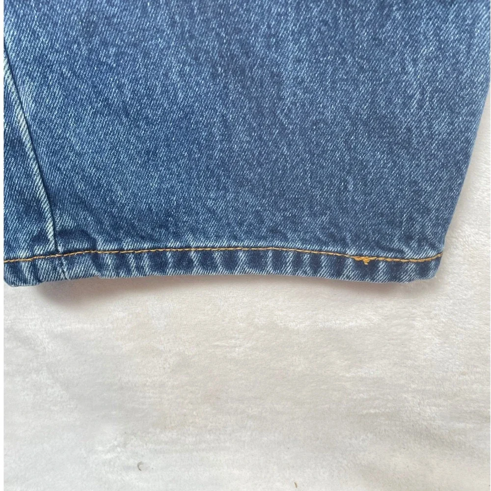 Levis 505 Regular Fit Straight Leg Blue Denim Jeans Mens 42x30‎ Medium Wash